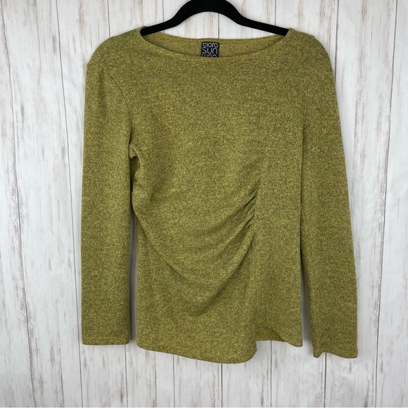 Clara Sun Woo yellow lime sweater size small - Picture 2 of 5